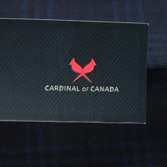 Cardinal of Canada NWT 100% Wool Sport Coat Size 42R US In Blues Plaid